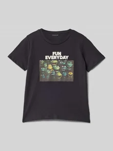 T-shirt o kroju regular fit z czystej bawełny - Koszulki dla chłopców - miniaturka - grafika 1