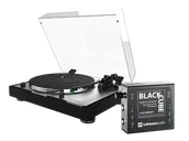 Gramofony - TD 402 DD (czarny) + Black Cube Statement (czarny) - miniaturka - grafika 1