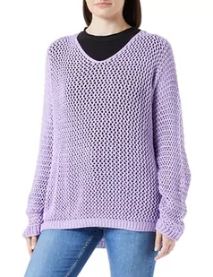 SIDONA Damski sweter z dzianiny 10426982-SI01, liliowy, XXL, bez, XXL - Swetry damskie - miniaturka - grafika 1