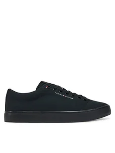 Tommy Hilfiger Tenisówki Hi Vulc Low Core Canvas FM0FM05396 Czarny - Trampki męskie - miniaturka - grafika 1