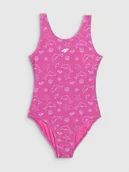 Stroje kąpielowe - 4F nowość Dziewczęcy kostium kąpielowy jednoczęściowy 4FJRSS25USWSF109-90A Wielokolorowy Roz. 158/164 - miniaturka - grafika 1