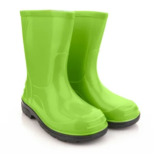Kalosze dziecięce, zielone, Oli, Lemigo - Buty dla dziewczynek - miniaturka - grafika 1