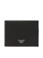 Portfele - Emporio Armani Duży Portfel Męski Y4R165 Y138E 81072 Czarny - miniaturka - grafika 1