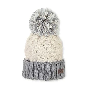 Sterntaler Dziewczęca Strickmütze Cappellopello czapka beanie, Beżowy (Ecru 908), Rozmiar Uniwersalny (Producent rozmiar: 51) - Czapki damskie - miniaturka - grafika 1