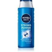 Szampony do włosów - Nivea MEN Strong Power Szampon wzmacniający włosy normalne 400 ml  24932 - miniaturka - grafika 1