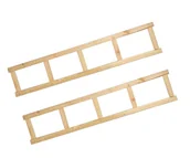 Meble modułowe i akcesoria - Bok 2 Szt Do Regału Drewnianego Lsr Ramka Noga 162,6X33 Cm Naturalny Drewno Sosnowe / Wamar-Sosenka - miniaturka - grafika 1