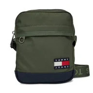 Torby męskie - Saszetka Tommy Jeans Tjm Ess Daily Reporter AM0AM13389 Zielony - miniaturka - grafika 1
