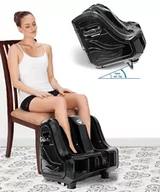 Masażery - Wibracyjny MASAŻER NÓG STÓP Shiatsu DRENAŻ ŻYLAKI PRESOTERAPIA ŁYDEK I STÓP - miniaturka - grafika 1