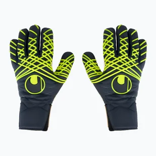 Rękawice bramkarskie uhlsport Prediction Absolutgrip HN Fit navy/white/fluo yellow WYSYŁKA W 24H 30 DNI NA ZWROT - Piłka nożna - miniaturka - grafika 1