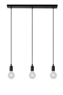 Lucide LAMPA wisząca FIX MULTIPLE 08408/03/30 industrialna OPRAWA zwis LISTWA sufitowa kable przewody czarny 08408/03/30 - Lampy sufitowe - miniaturka - grafika 1