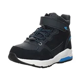 Buty dla chłopców - CMP Chłopięce półbuty sznurowane Hadil Leather do aktywności na świeżym powietrzu, połączenie skóry/tekstyliów, buty dziecięce, na uczelnię, do wędrówek, trekkingu, aktywności na świeżym, Blue Navy, 38 EU - miniaturka - grafika 1