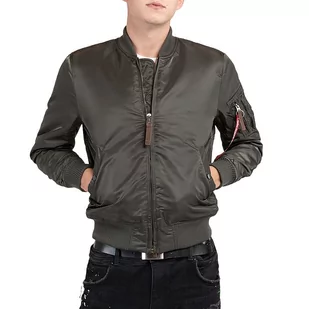 Kurtka Alpha Industries MA-1 VF 59 19111804 - zielona - Kurtki i kamizelki sportowe męskie - miniaturka - grafika 1