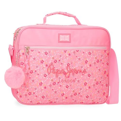 Pepe Jeans Alenka Rosa Torba szkolna Różowy 38x28x6 cms Poliester 6,38 l by Joumma Bags, Różowy kolor, Talla única, Portfel szkolny