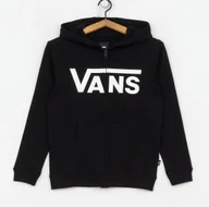 Bluzy męskie - Bluza Dziecięca Classic Zip Czarna VANS VN0A45AEY281 XL - miniaturka - grafika 1