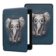 Etui do tabletów - Kindle Strado Etui graficzne Smart Case do Paperwhite 1/ 2/ 3 (Elephant) DNETGCKINDLE123.ELE - miniaturka - grafika 1