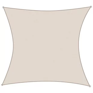 Koopman Żagiel przeciwsłoneczny polietylenowy kwadratowy SHADE CLOTH KREMOWY 3 x 3 m 85376 - Parasole ogrodowe - miniaturka - grafika 1