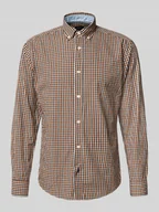 Koszule męskie - Koszula casualowa o kroju regular fit z kołnierzykiem typu button down - miniaturka - grafika 1