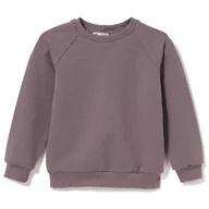 Bluzy damskie - Bluza dresowa dla mamy Basic fioletowa S - miniaturka - grafika 1