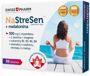 SWISSPHARM NaStreSen - 30tabl. - Układ nerwowy - miniaturka - grafika 1