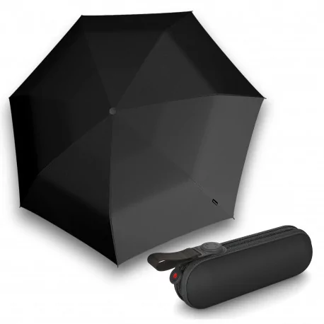 KNIRPS X1 BLACK SUPERTHIN - lekki składany mini parasol