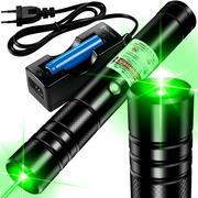 Latarki - Mocny wskaźnik laserowy zielony laser pointer aku - miniaturka - grafika 1