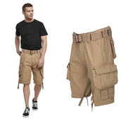 Odzież taktyczna i umundurowanie - Spodenki Krótkie Męskie BRANDIT Savage Vintage - Beżowe S - miniaturka - grafika 1