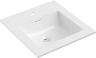 Umywalki - Mexen Otis umywalka wpuszczana w blat 46 x 46,5 cm, biała połysk - 25184500 - miniaturka - grafika 1