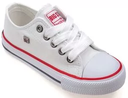 Trampki dziecięce białe BIG STAR FF374200 - Buty dla dziewczynek - miniaturka - grafika 1