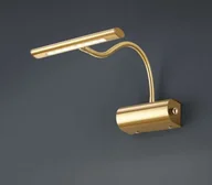 Lampy ścienne - Trio Leuchten Curtis - oświetlenie obrazów LED, mosiądz mat. - miniaturka - grafika 1