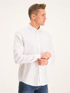 Koszule męskie - Marc O'Polo Koszula B217 6684 2156 Biały Regular Fit - grafika 1