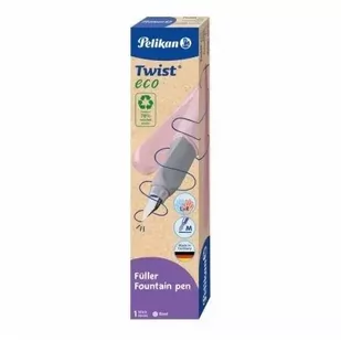 Pióro wieczne Twist Eco M różowe - PELIKAN - Pióra wieczne - miniaturka - grafika 1