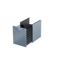 Szafki łazienkowe - Szafka łazienkowa pod blat z koszem na pranie Oristo Skagen Uni 40 cm niebieski mat OR49-SN1S-40-16 - miniaturka - grafika 1