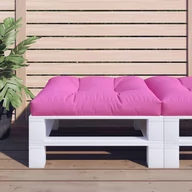 Poduszki na krzesła - vidaXL Poduszka na paletę, różowa, 80x80x12 cm, tkanina - miniaturka - grafika 1