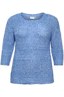 Swetry damskie - Kaffe Curve Kcsanne Knit Sweter Damski, Regatta, S duże rozmiary - miniaturka - grafika 1