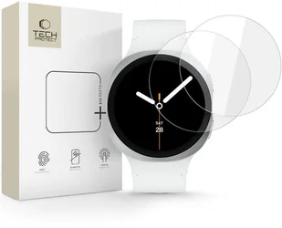 SZKŁO HARTOWANE TECH-PROTECT GLASS FIT+ 2-PACK SAMSUNG GALAXY WATCH 8 40 MM CLEAR - Akcesoria do smartwatchy - miniaturka - grafika 1