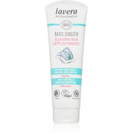 Mleczka do demakijażu - Lavera Basis Sensitiv  Cleansing Milk 125 ml - mleczko do demakijażu 125 ml - miniaturka - grafika 1