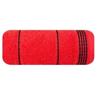 Ręczniki - Euro Firany Ręcznik Euro Kol. Mira 13 - 500 GSM Czerwony1 70x140 1216519 - miniaturka - grafika 1