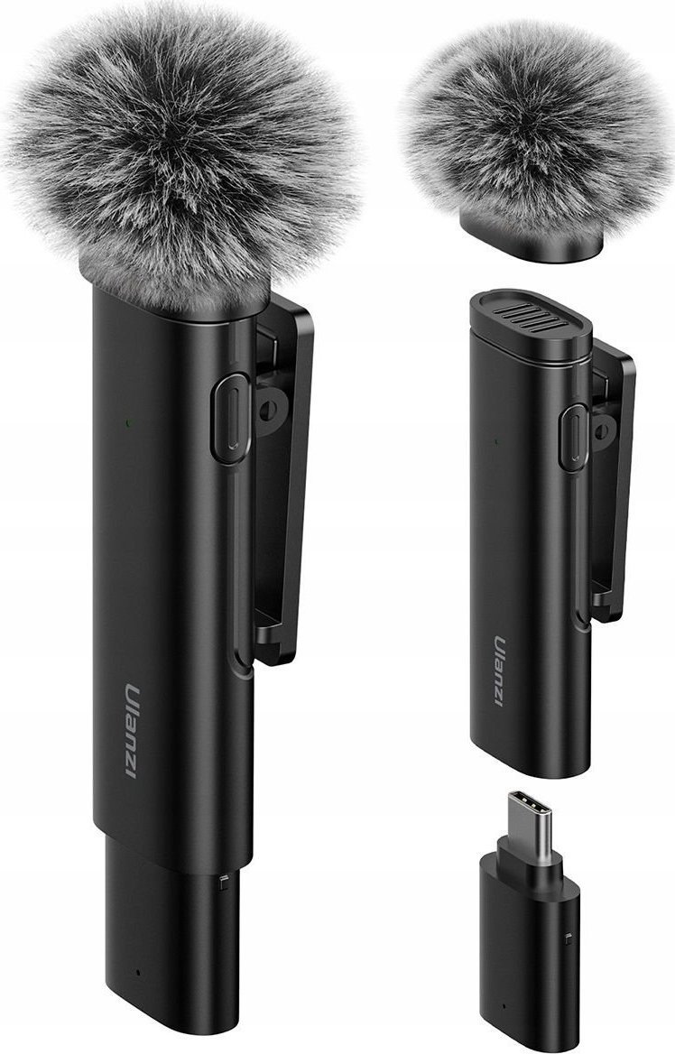 Mikrofon Ulanzi Bezprzewodowy Mikrofon Krawatowy Klips ULANZI do Telefonu USB TYPE-C USB-C / WM-10 / SKU:3328