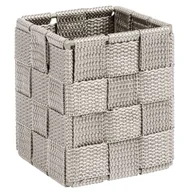 Pojemniki łazienkowe - Wenko Pojemnik na drobiazgi ADRIA CUBO TAUPE mini organizer B06XS8G5K5 - miniaturka - grafika 1