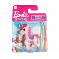 Lalki dla dziewczynek - Mattel Barbie Mini Unicorn Ice Cream 5cm - miniaturka - grafika 1