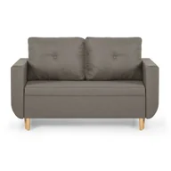 Sofy i kanapy - Sofa kanapa 2 os z funkcją spania DORO beżowa - miniaturka - grafika 1