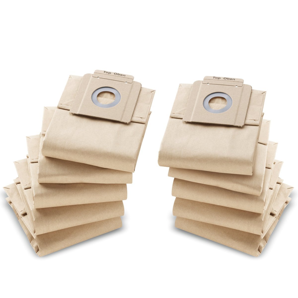 10x Worki papierowe do odkurzaczy KARCHER T 7/1, T 10/1, T 8/1 L, T 9/1 Bp