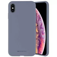 Etui i futerały do telefonów - Etui na telefon Mercury Silicone do iPhone X/Xs lawendowy /lavender gray - miniaturka - grafika 1