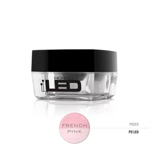 Silcare High Light Led Gel średniogęsty jednofazowy żel do paznokci French Pink 30g - Żele do paznokci - miniaturka - grafika 1