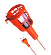 Latarki - Lena Lighting Latarka Lampa warsztatowa Plastic 60W pomarańczowa 000614 - miniaturka - grafika 1