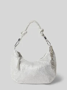 Torba hobo z obszyciem kamieniami stras na całej powierzchni model ‘KAYA’ - Torebki damskie - miniaturka - grafika 1
