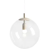 Lampy sufitowe - Lampa wisząca Globe 562G17 ball kula szklana beżowa - miniaturka - grafika 1