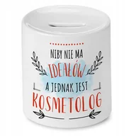 Skarbonki - Skarbonka Dla Kosmetologa na Urodziny na Prezent z Nadrukiem ze Zdjęciem + Opakowanie na prezent (wzór 01) - miniaturka - grafika 1