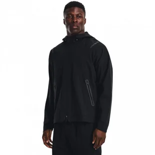 Męska kurtka treningowa UNDER ARMOUR UA UNSTOPPABLE JACKET - czarna - Kurtki męskie - miniaturka - grafika 1