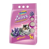 Żwirek dla kotów - Hilton żwirek bentonitowo- zbrylający 5l dla kota  lawenda - miniaturka - grafika 1
